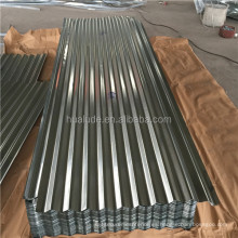 Hojas de acero corrugado galvanizado ASTM A653 para techos